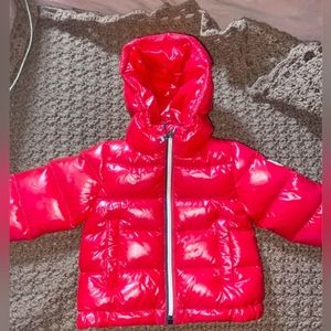 Baby’s Red Moncler Coat 6-9 Months